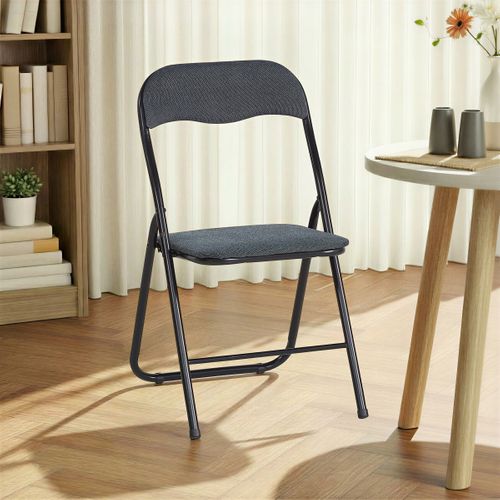 Chaise pliante TWEED Noir