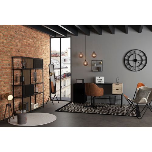 Horloge D.100 cm STATION Noir