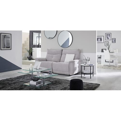 Pouf H. 32 cm OSCAR Noir