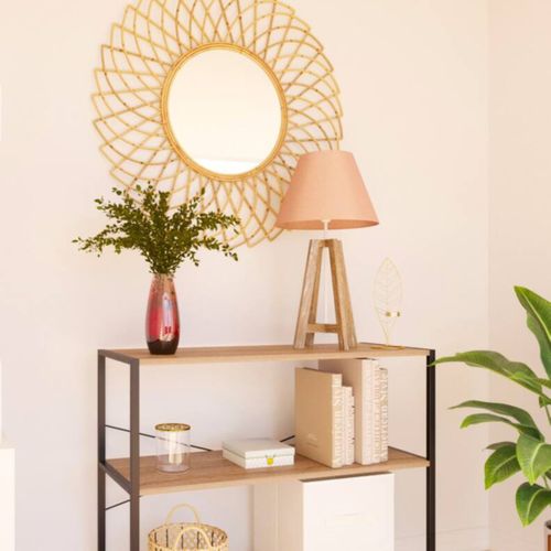 lampe a poser H.60cm LOUISON Naturel.