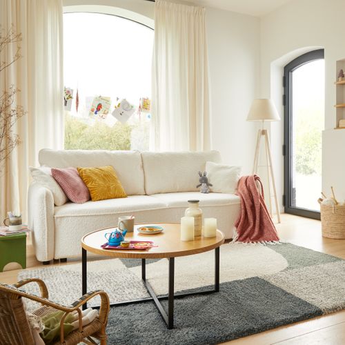 Coussin 40x40 cm FAN Jaune