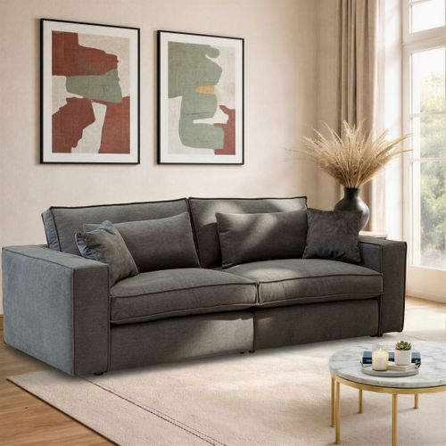 Canapé 3 places CLOUD anthracite