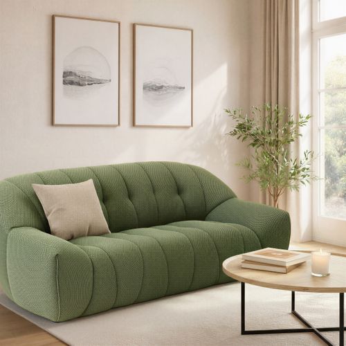 Canapé 3 places NOVA tissu GOLF hunter