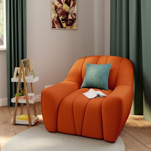 Fauteuil NOVA tissu golf orange