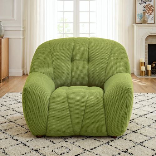 Fauteuil NOVA tissu golf green