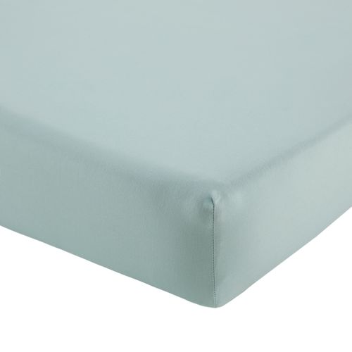 Drap housse brume 140x190 cm DREAMEA CAMILLE