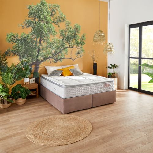 Coussin 40x40 cm ETHNIC CHIC Blanc/Noir