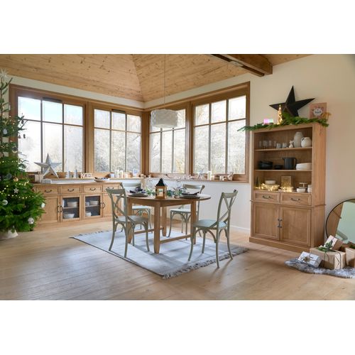 Lanterne Noël LED H. 26,5 cm  Naturel