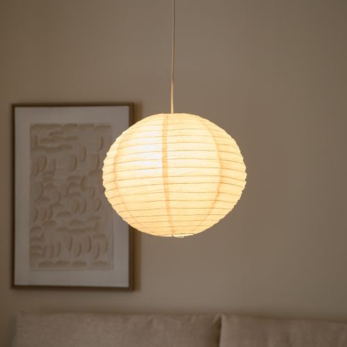 Suspension Ø 30 cm PAPER 5 Blanche