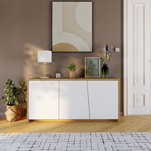 Toile peinte A 80x100 cm ULAILA Beige