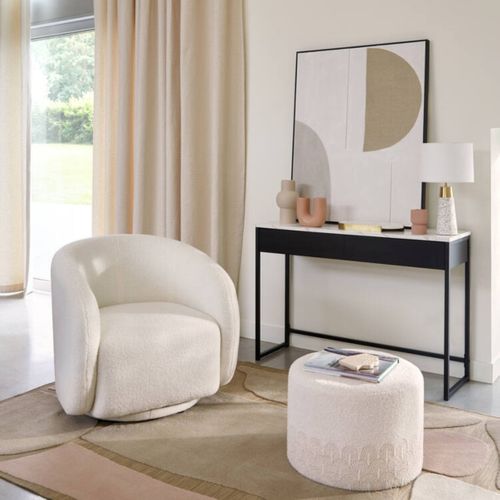 Toile peinte B 80x100 cm ULAILA Beige