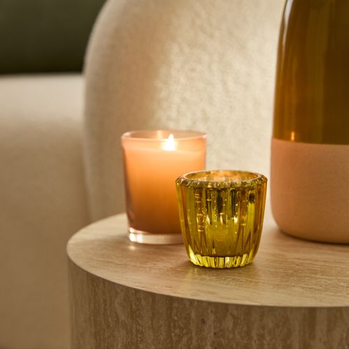 Photophore H.7 cm UNDY Doré