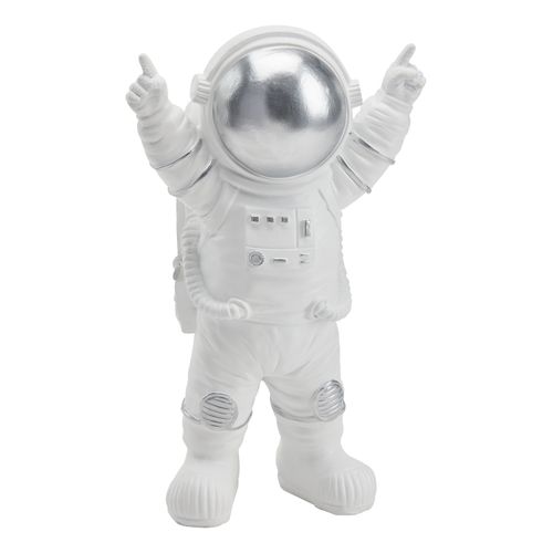 Statue astronaute H. 24 cm ULLAN Gris