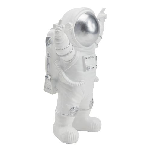Statue astronaute H. 24 cm ULLAN Gris