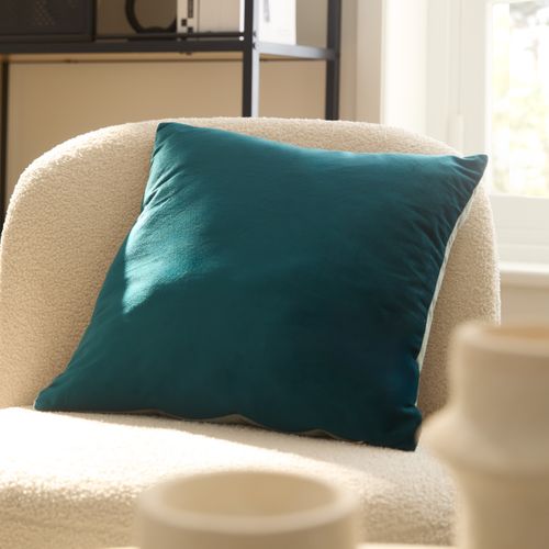 Coussin 40x40 cm VELVET Bleu