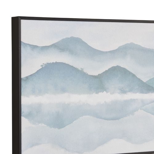 Toile peinte 70x30 cm VERSANT Vert