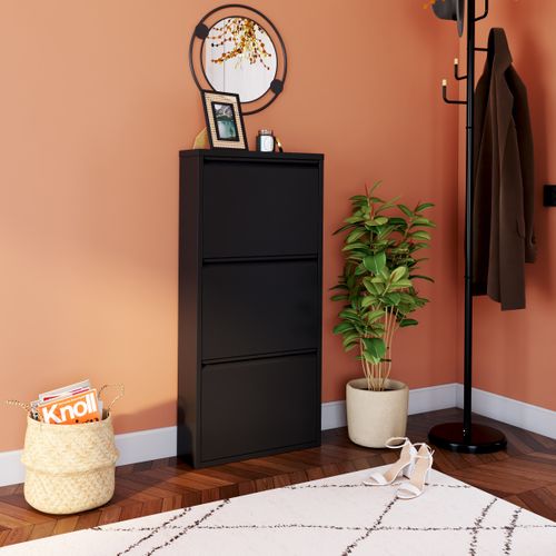 Miroir Ø 40 cm VITALY Noir