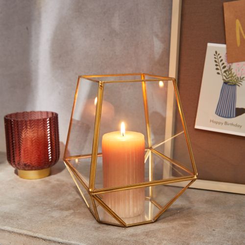 Lanterne H. 17,5 cm VERONICA Doré