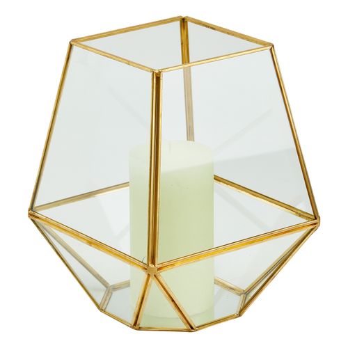 Lanterne H. 17,5 cm VERONICA Doré