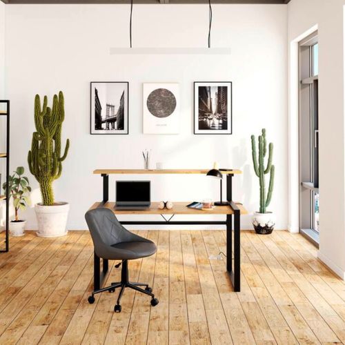 Lampe à poser H. 40,5 cm POE Noire