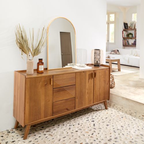 Vase H. 20 cm URSIN Beige