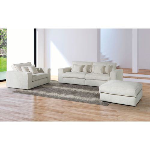 Fauteuil CLOUD tissu gris clair