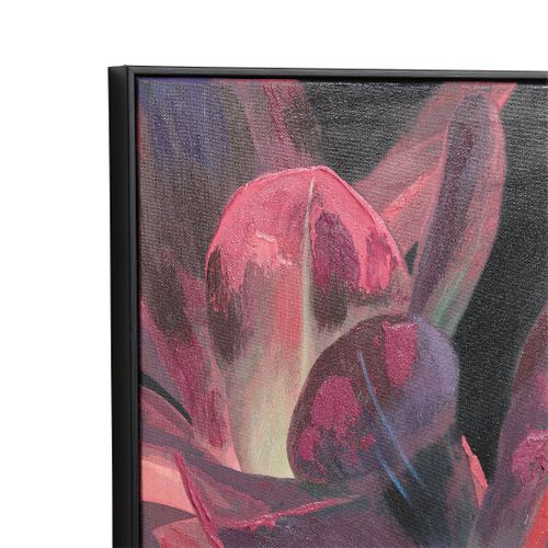 Toile flowers 50x70 cm VIVIER Multicouleur