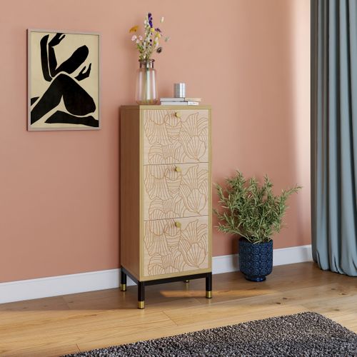 Toile silhouette 28x38 cm Olympe Noir