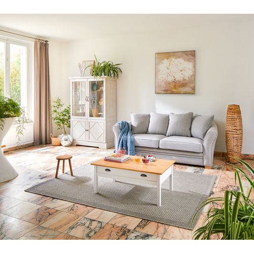 Toile 96x96 cm Arbre de vie Beige