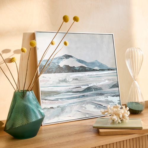 Toile Fjord 50x50 cm VOLCANO Argenté