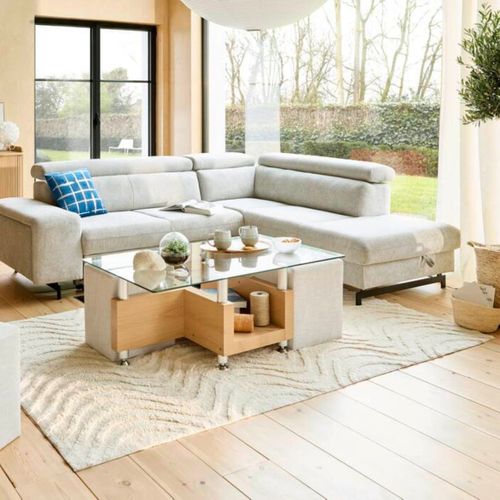 Tapis 160X230 cm VAGUE Naturel