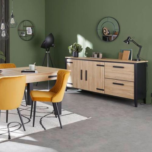 Miroir Ø 60 cm BASILE Noir