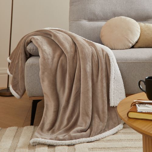 Plaid 130x170 cm NALA Taupe