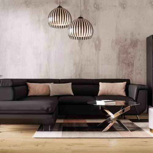 Suspension D. 40 cm PENSEE 2 Noire