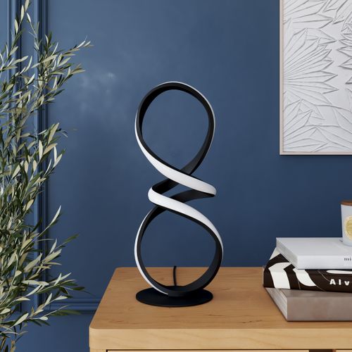 Lampe à poser LED H. 40 cm SOLENN Noire