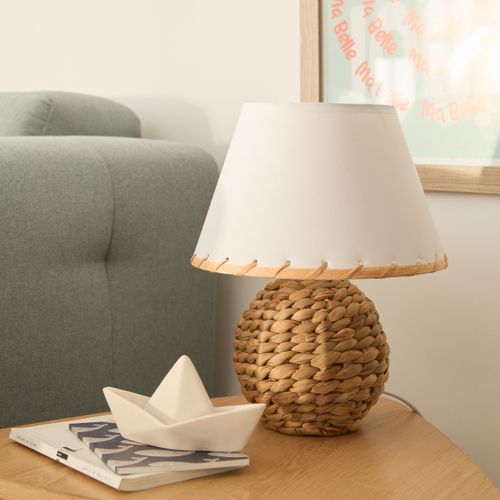 Lampe de chevet H. 28 cm JACINTHE 3 Naturel