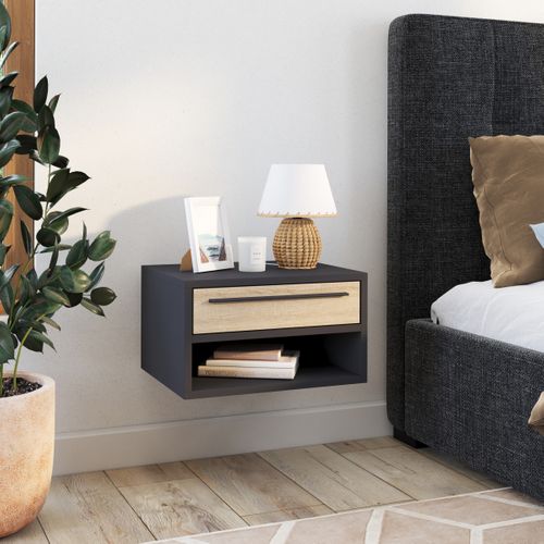 Lampe de chevet H. 28 cm JACINTHE 3 Naturel