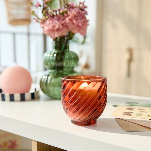 Bougie Ø 9 cm ALYA Jaune