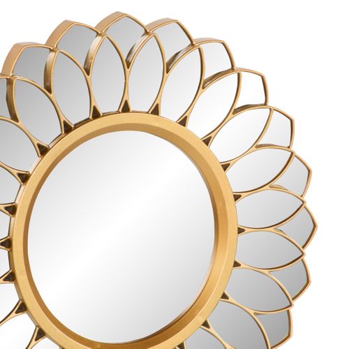 Miroir Ø 25 cm AURORE Doré