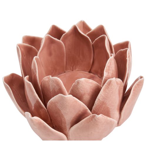 Photophore lotus H. 6 cm ARTEMIS Rose