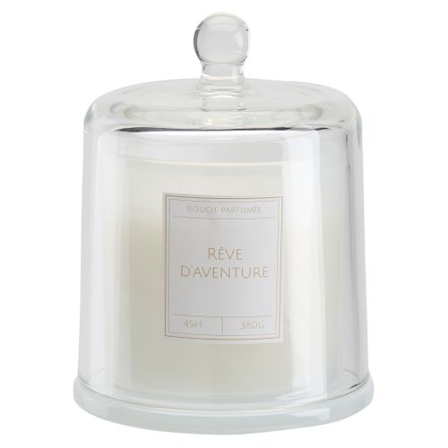 Bougie cloche H. 17,5 cm. ALICIA Blanc