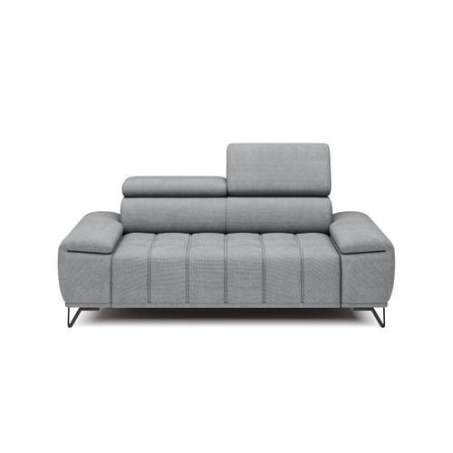 Canapé 2 places PALLADIO tissu eden gris