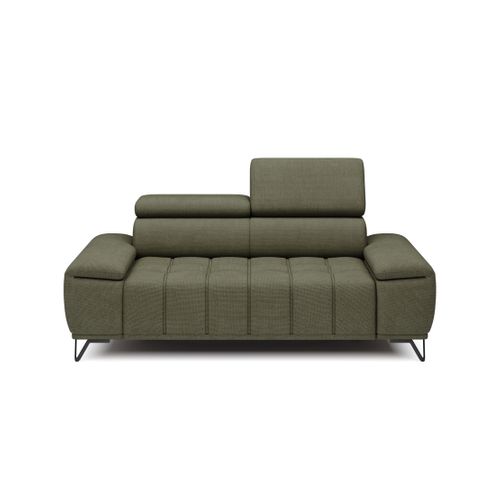 Canapé 2 places relax PALLADIO tissu eden vert