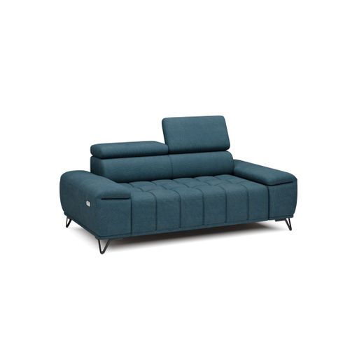 Canapé 3 places PALLADIO tissu eden bleu clair