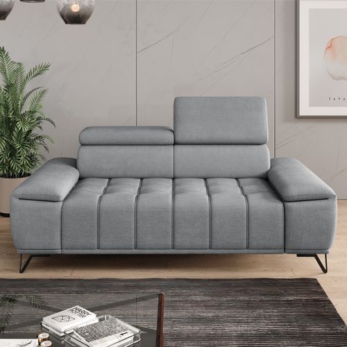 Canapé 3 places PALLADIO tissu eden gris
