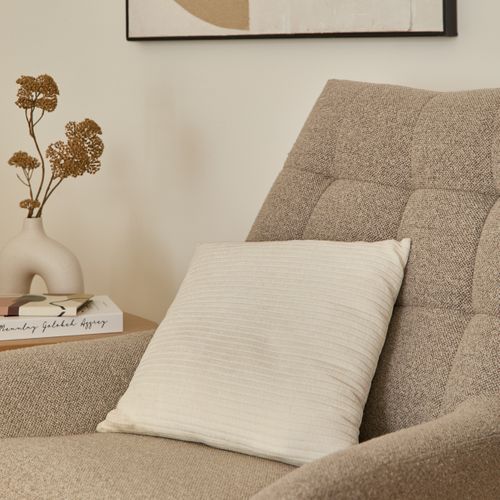 Coussin 40x40 cm ANNIE Blanc