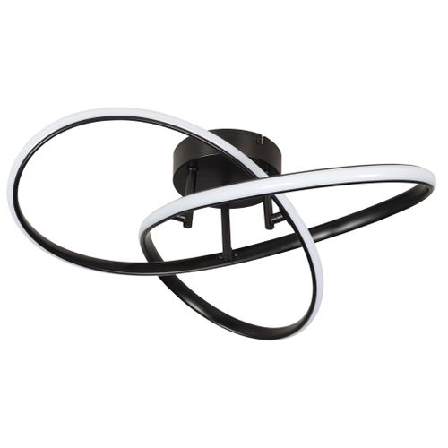 Plafonnier LED D. 55 cm TEMPO Noir