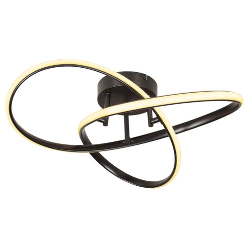 Plafonnier LED D. 55 cm TEMPO Noir