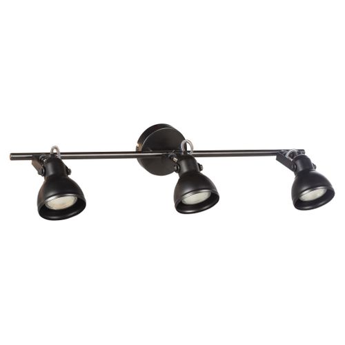 Spot 3 lumières L. 56,5 cm MYRO Noir