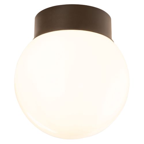 Plafonnier IP44 D. 15 cm BULB Noir et blanc